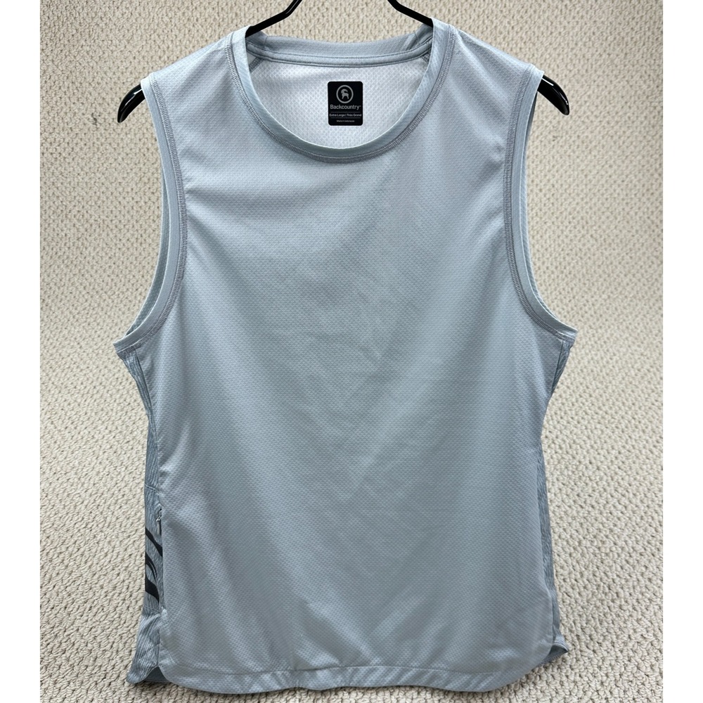 Backcountry Tank Jersey Womens XL LT Gray Radke Trail Riding Reflective Shirt